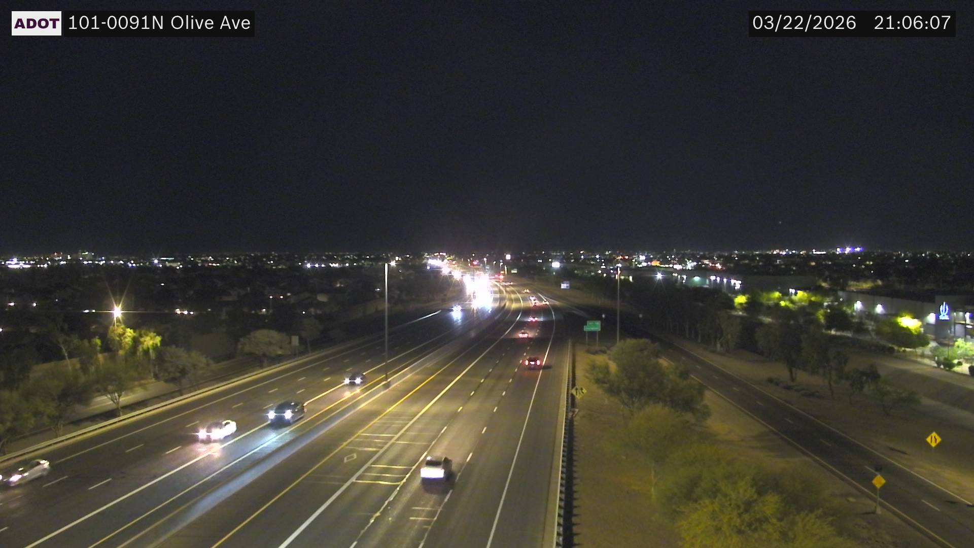 SR-101 @Olive Ave live webcam