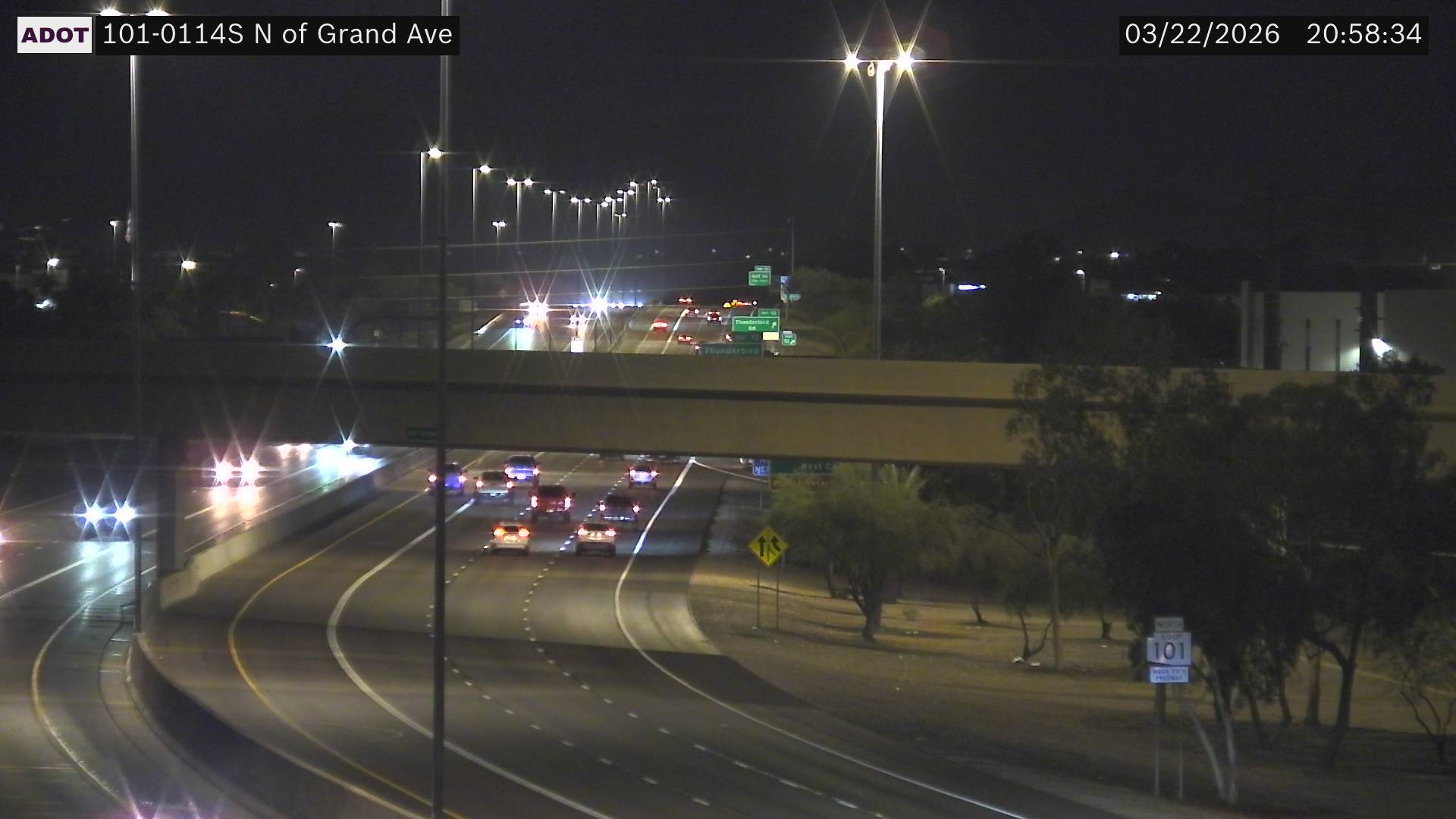 SR-101 @N of Grand Ave live webcam