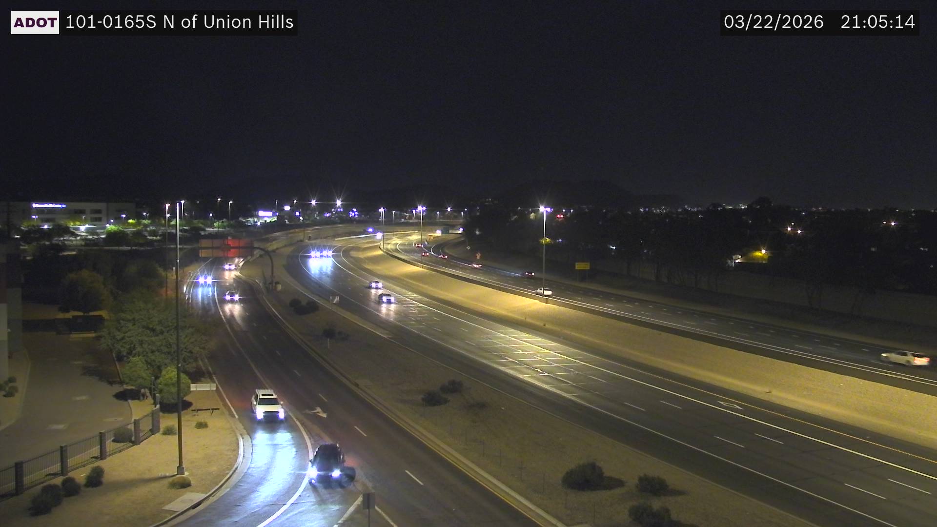 SR-101 @N of Union Hills live webcam