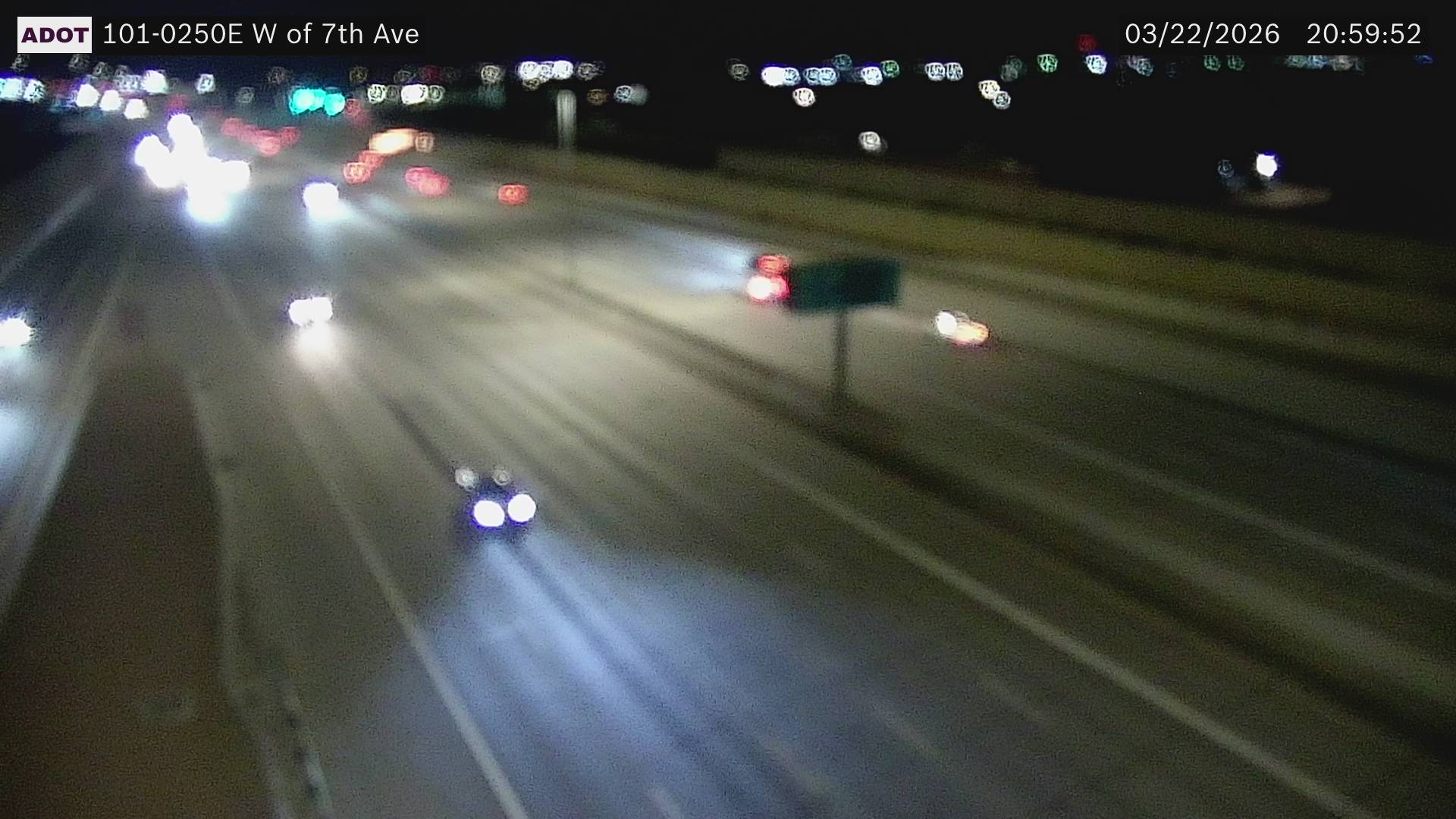 SR-101 @W of 7th Ave live webcam