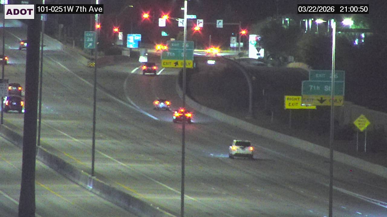 SR-101 @7th Ave live webcam