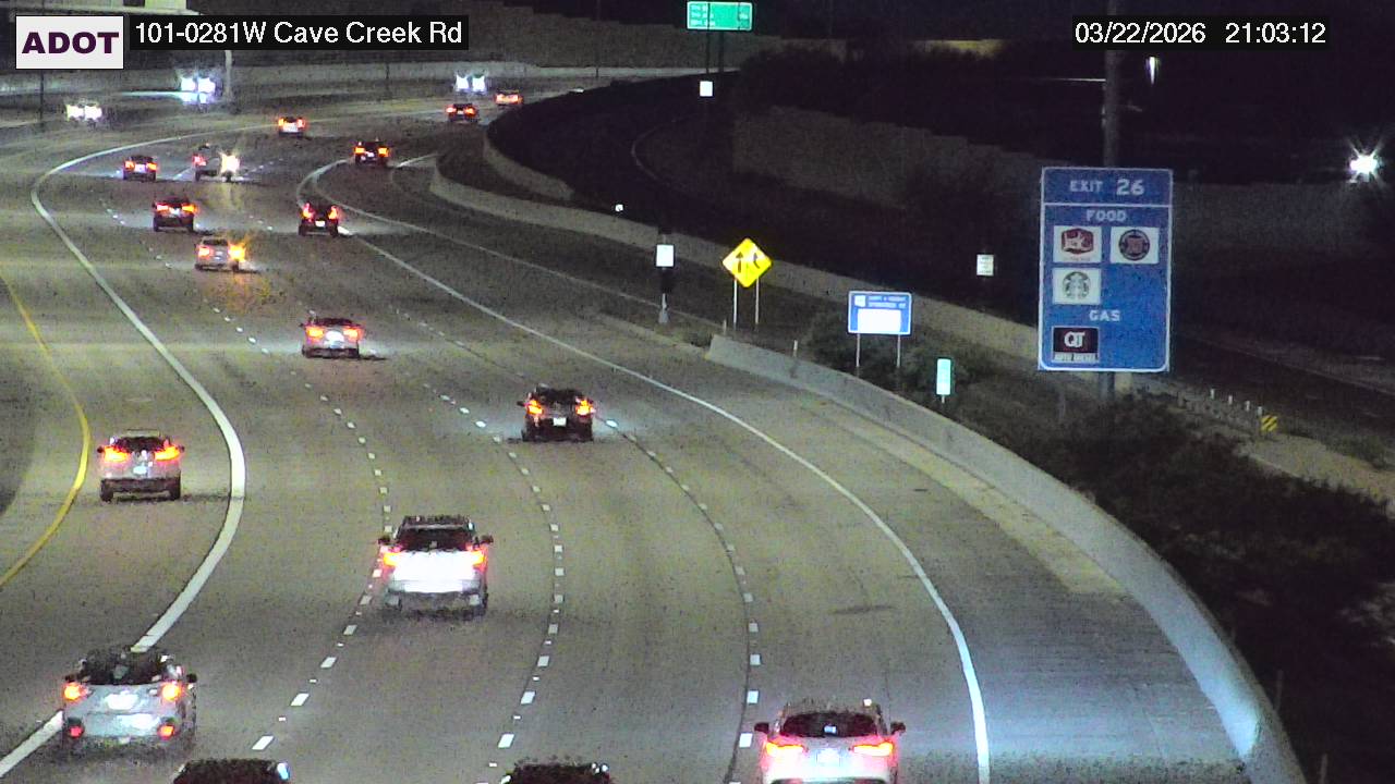 SR-101 @Cave Creek Rd live webcam