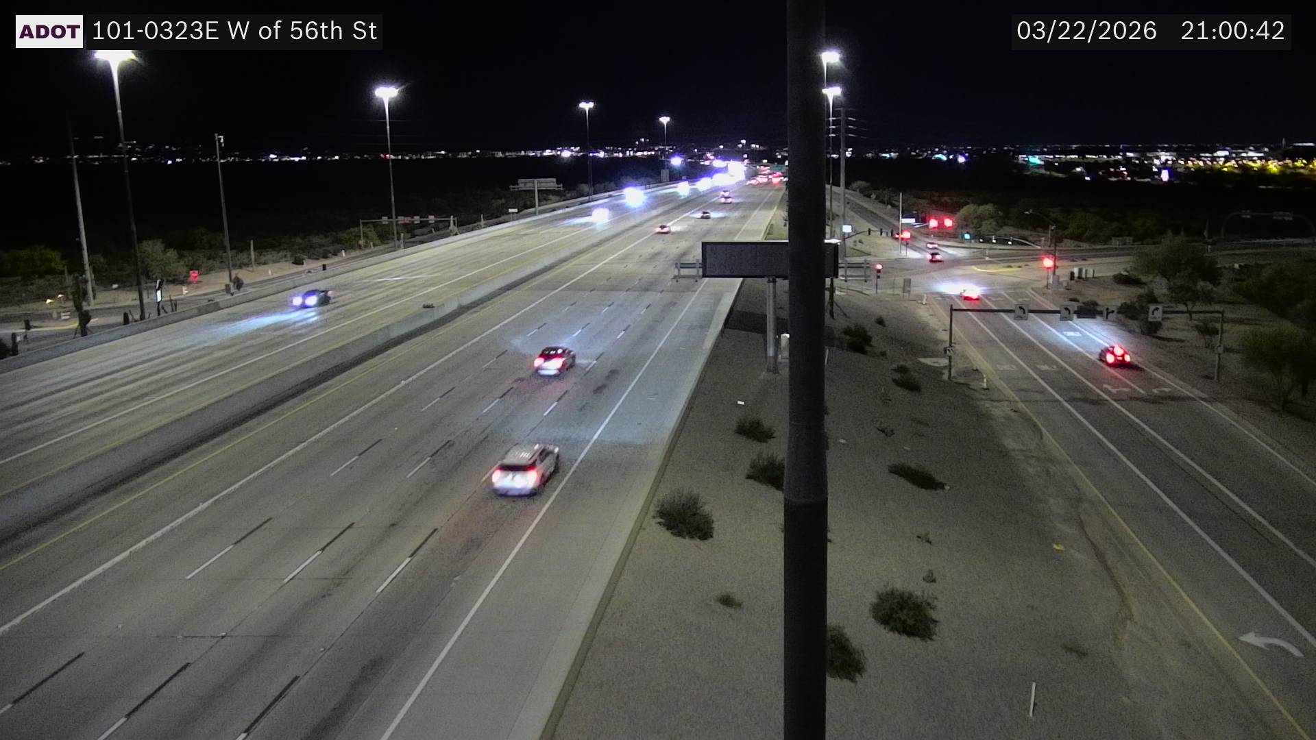 SR-101 @W of 56th St live webcam