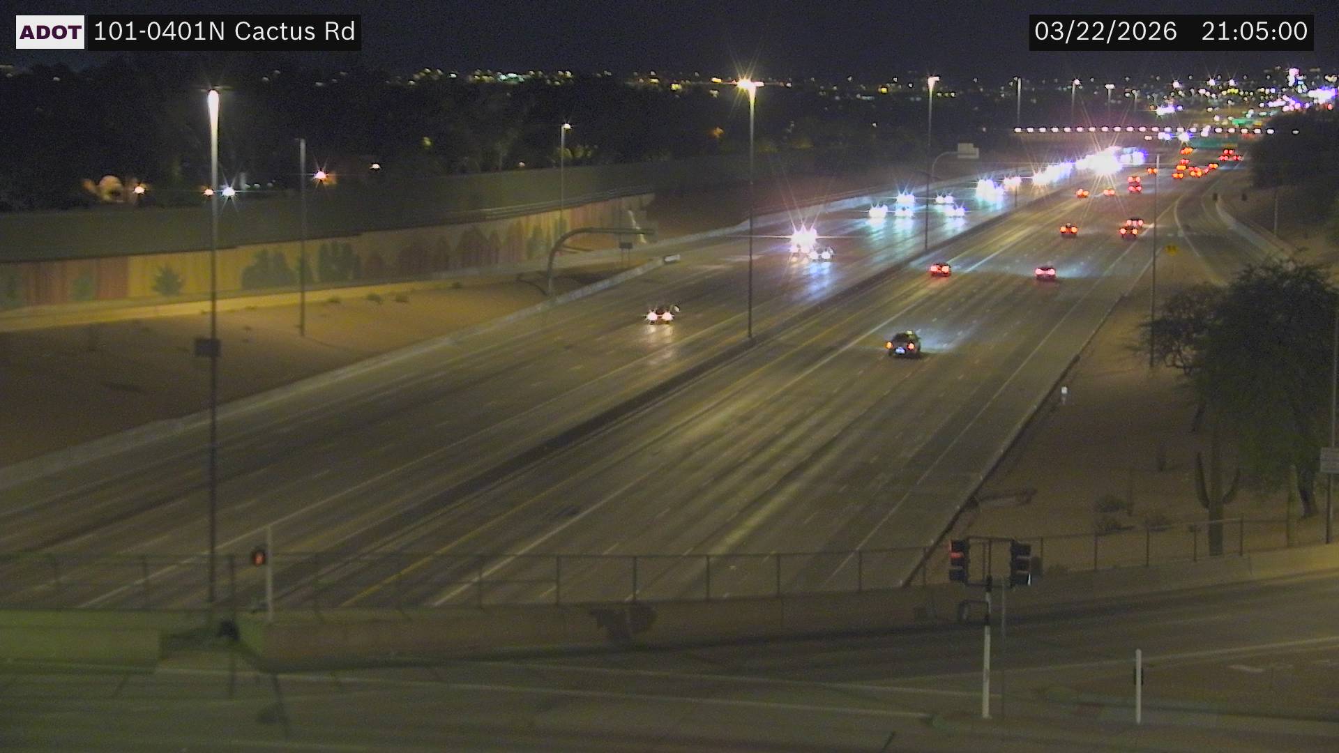 SR-101 @Cactus Rd live webcam