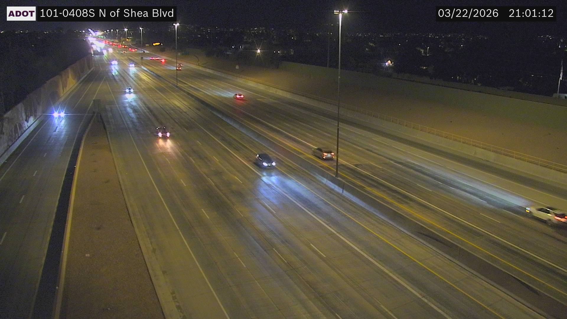 SR-101 @N of Shea Blvd live webcam