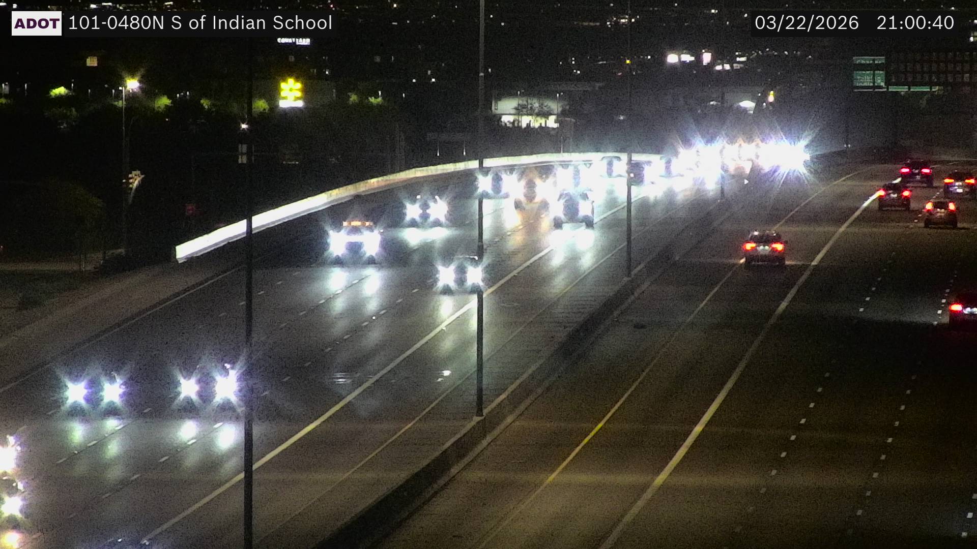 SR-101 @S of Indian School live webcam