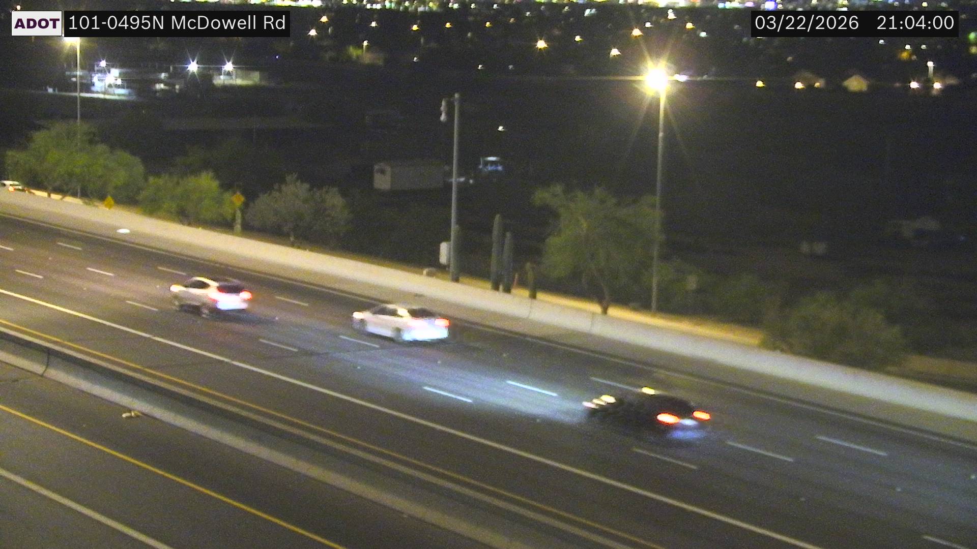 SR-101 @McDowell Rd live webcam