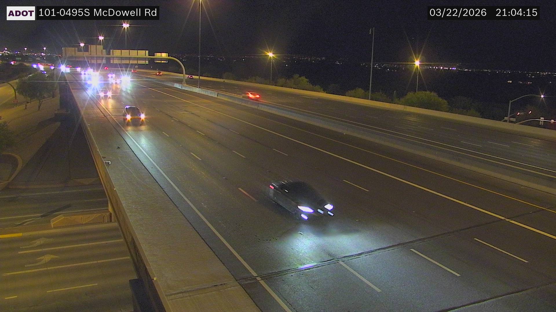 SR-101 @McDowell Rd live webcam