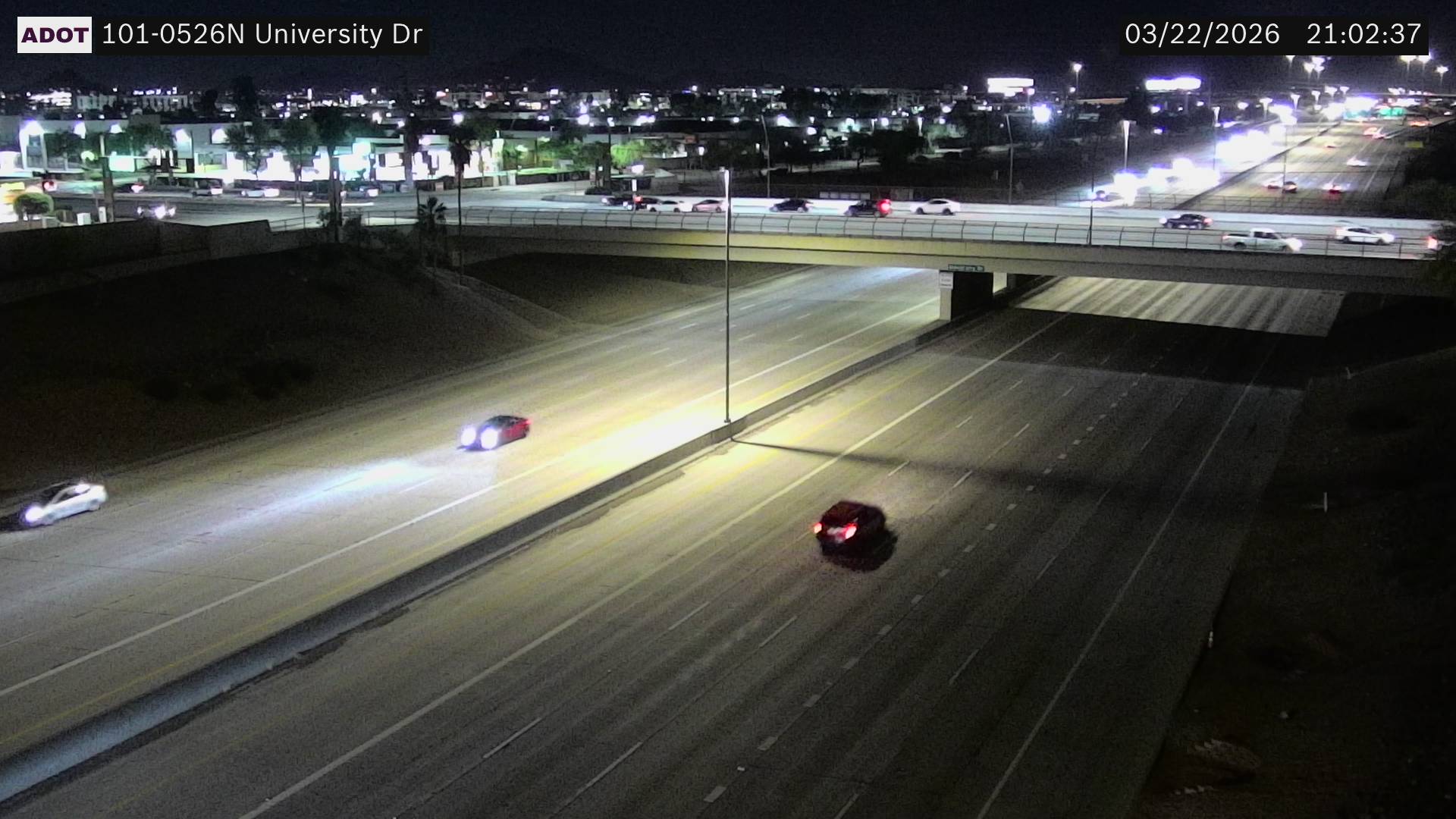 SR-101 @University Dr live webcam