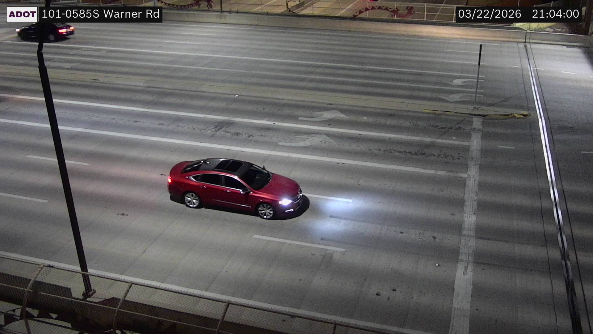 SR-101 @Warner Rd live webcam