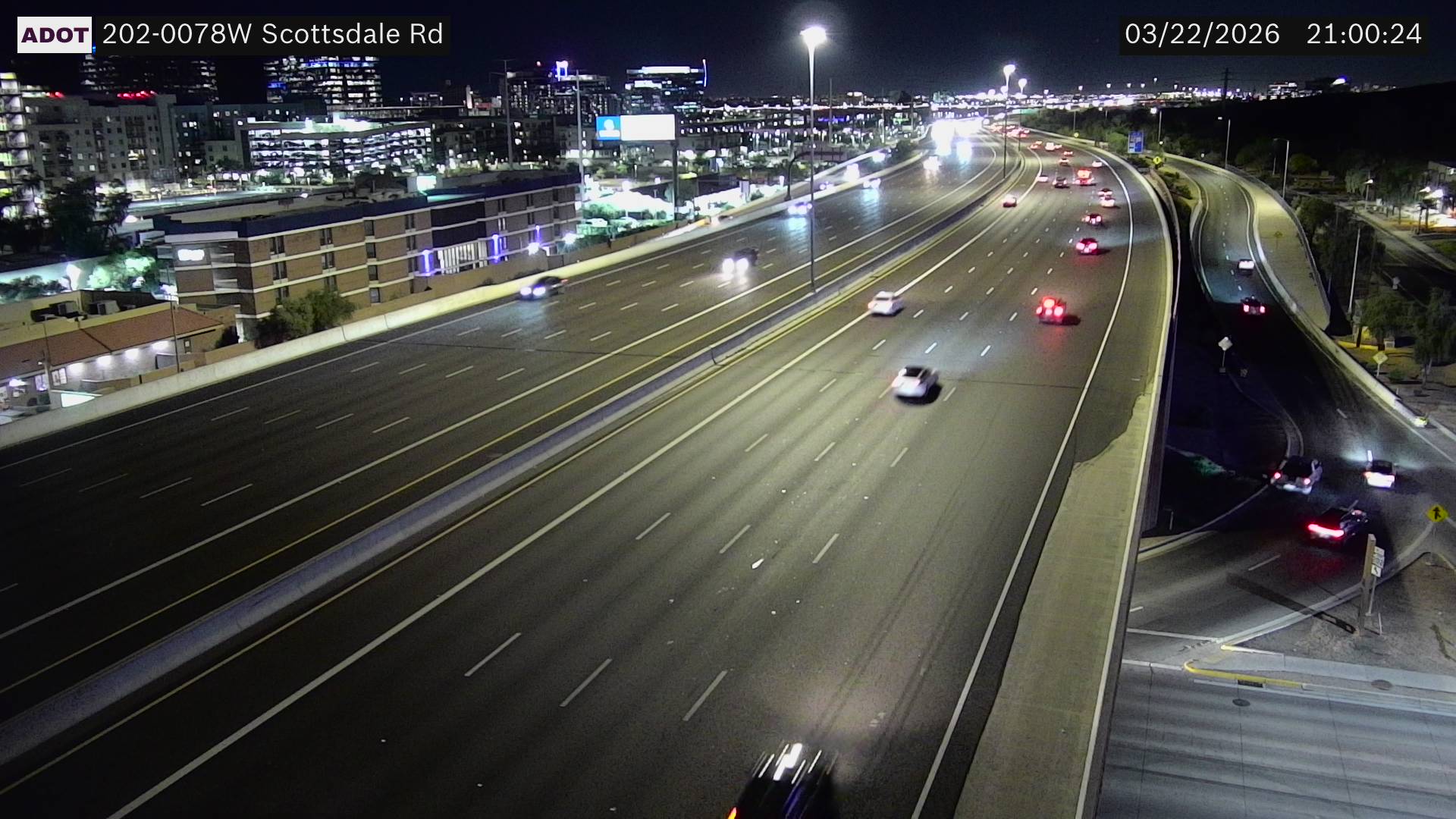 SR-202 @Scottsdale Rd live webcam