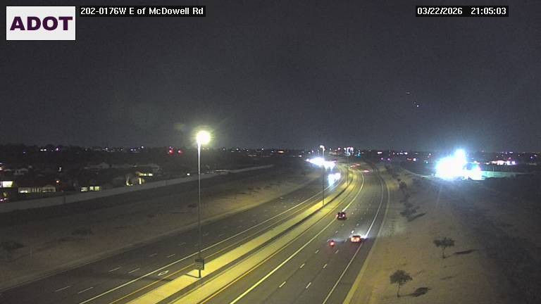 SR-202 @E of McDowell Rd live webcam