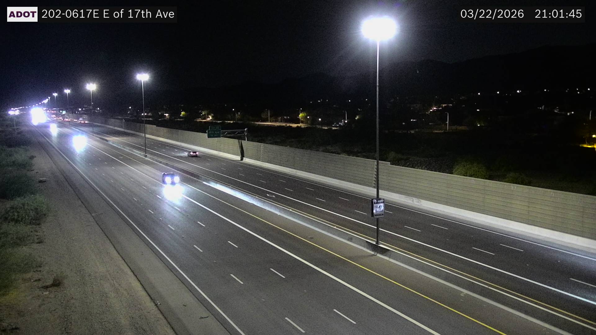 SR-202 @E of 17th Ave live webcam