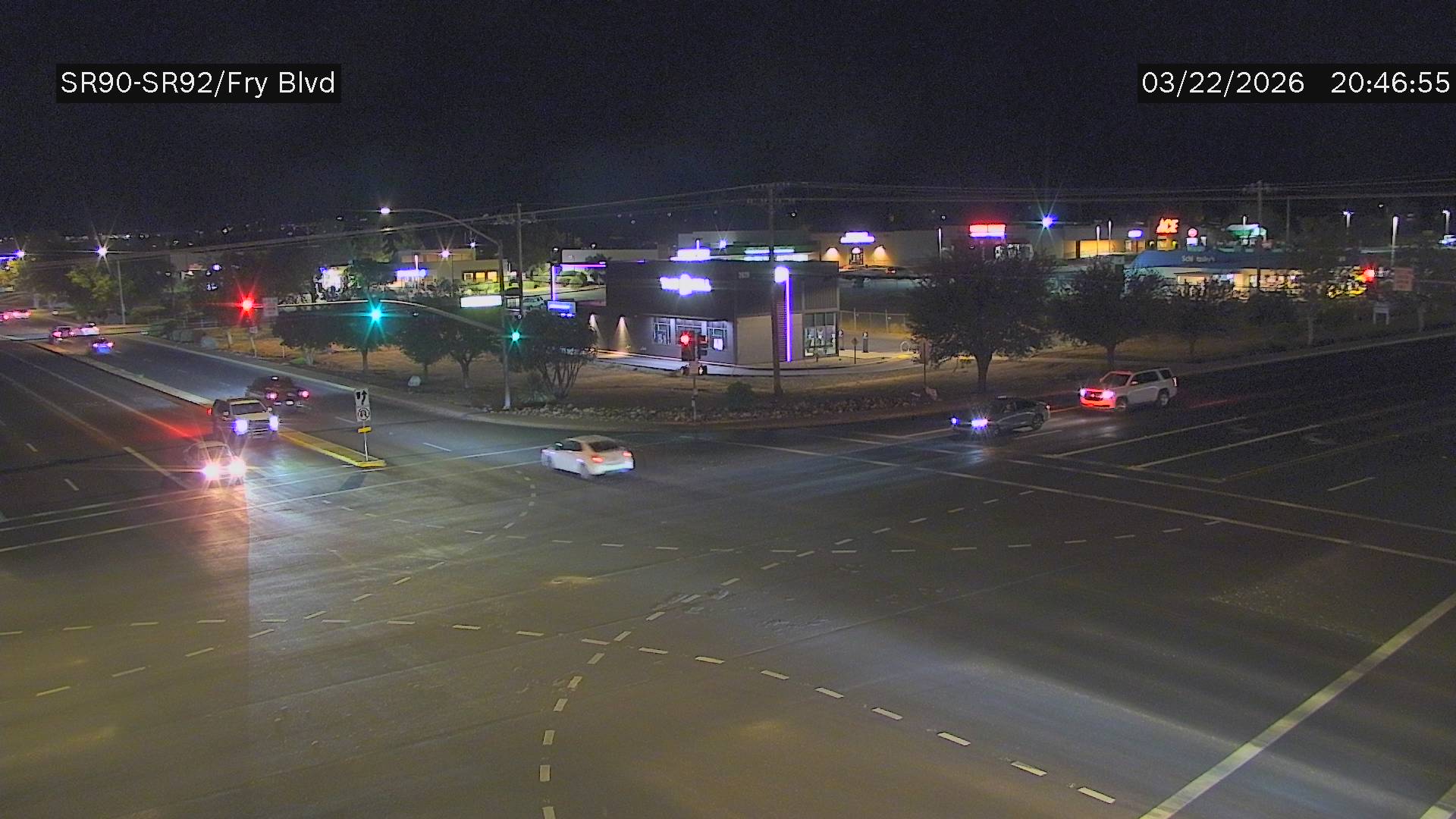 SR-92 @SR-90/Fry Blvd. live webcam