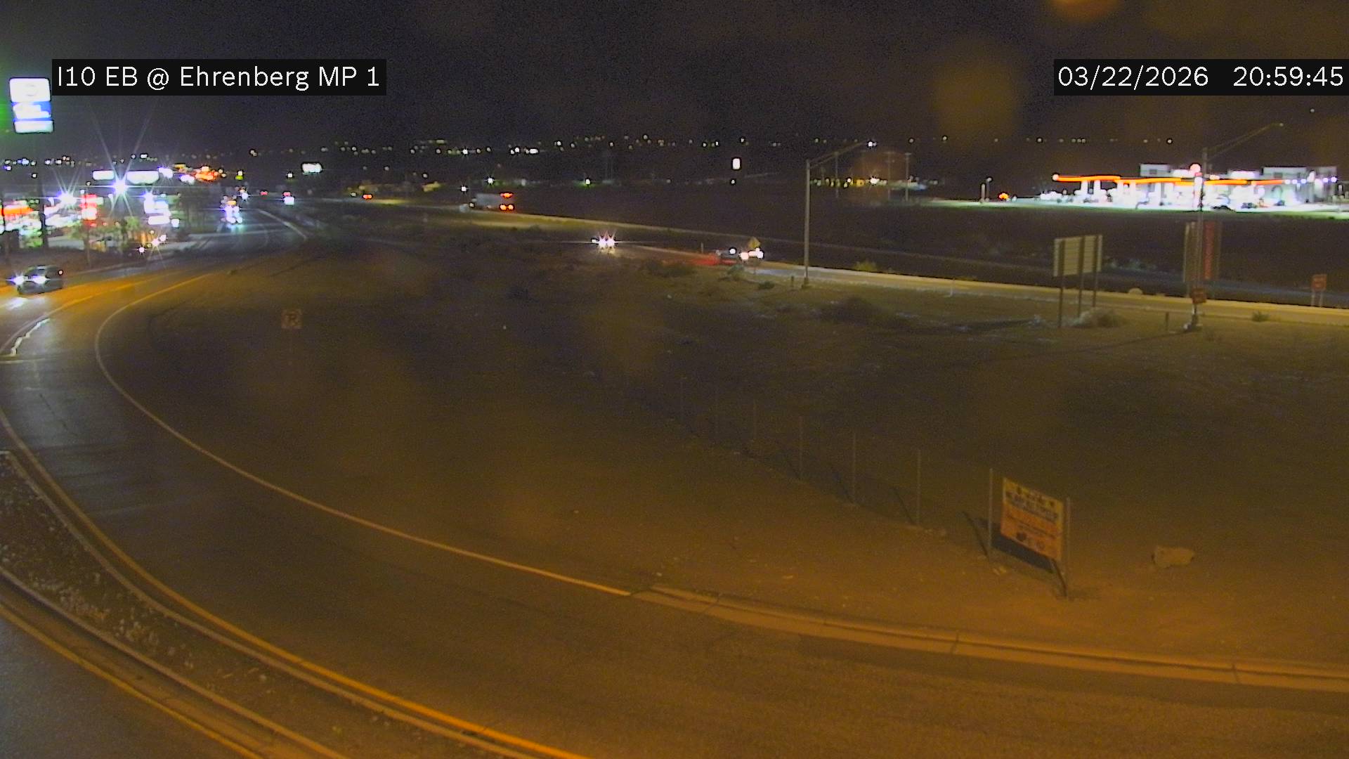 I-10 @California Border live webcam