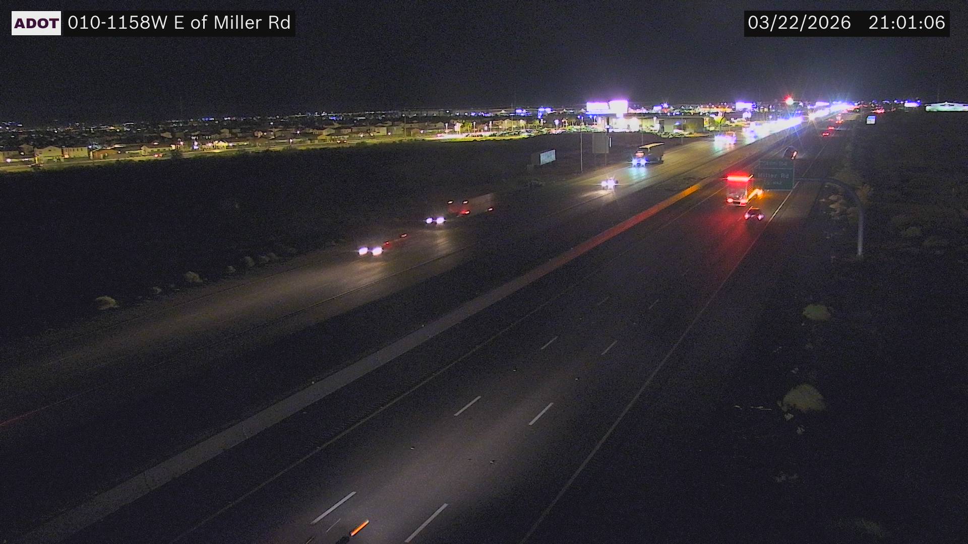 I-10 @W of Watson Road live webcam