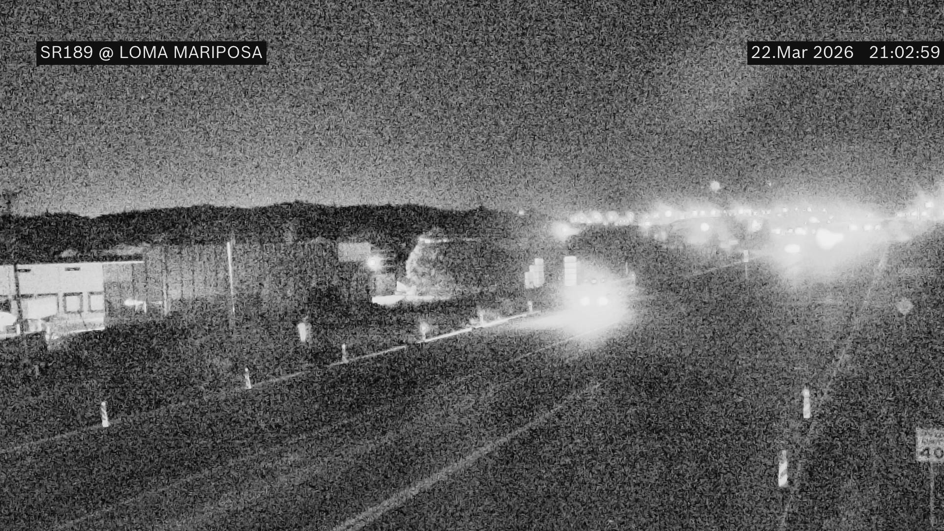 SR-189 @Loma Mariposa Road live webcam