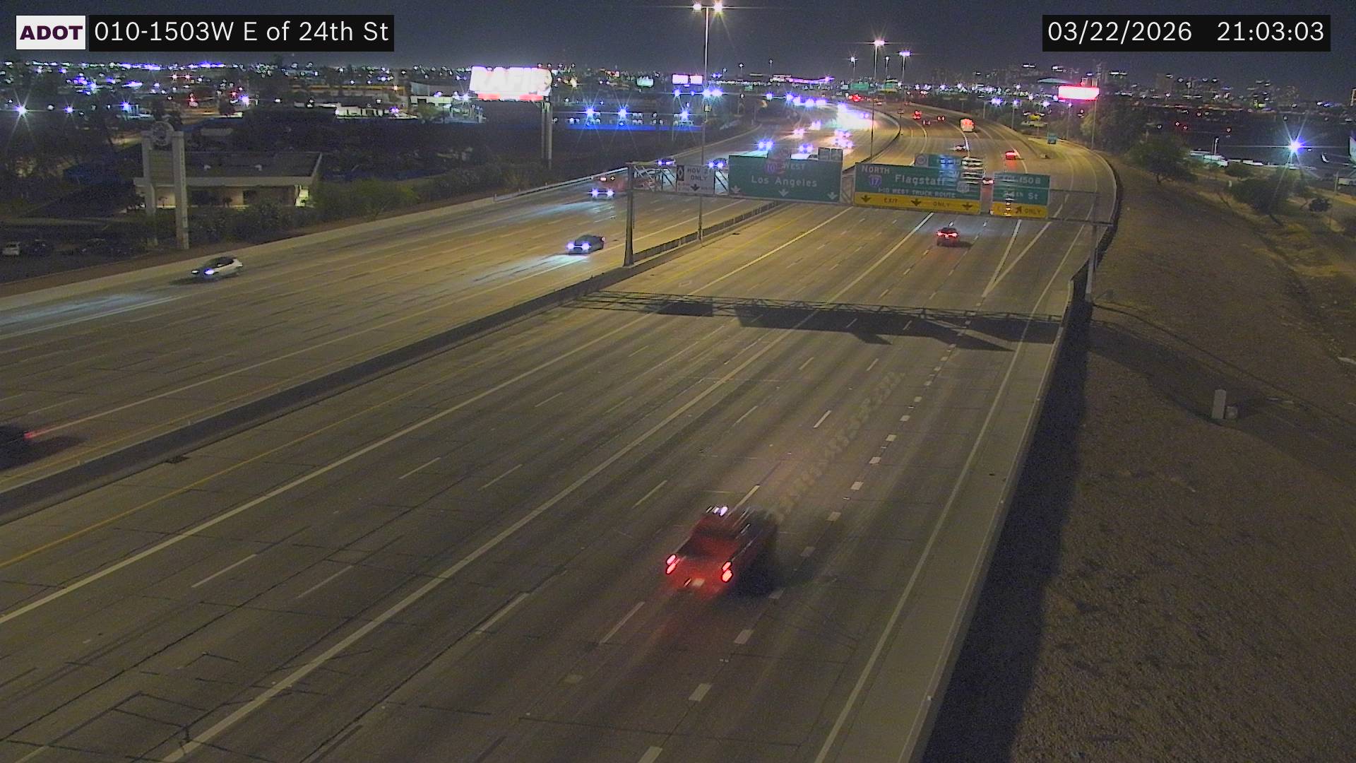 I-10 @E of 24th St live webcam