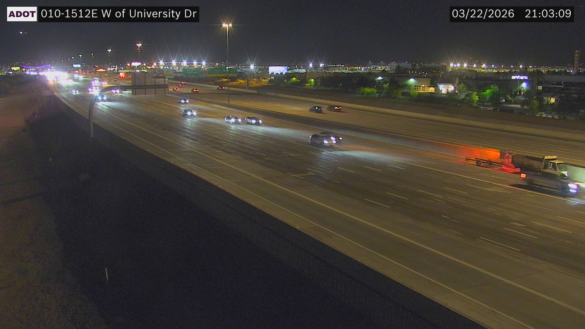 I-10 @W of University Dr live webcam