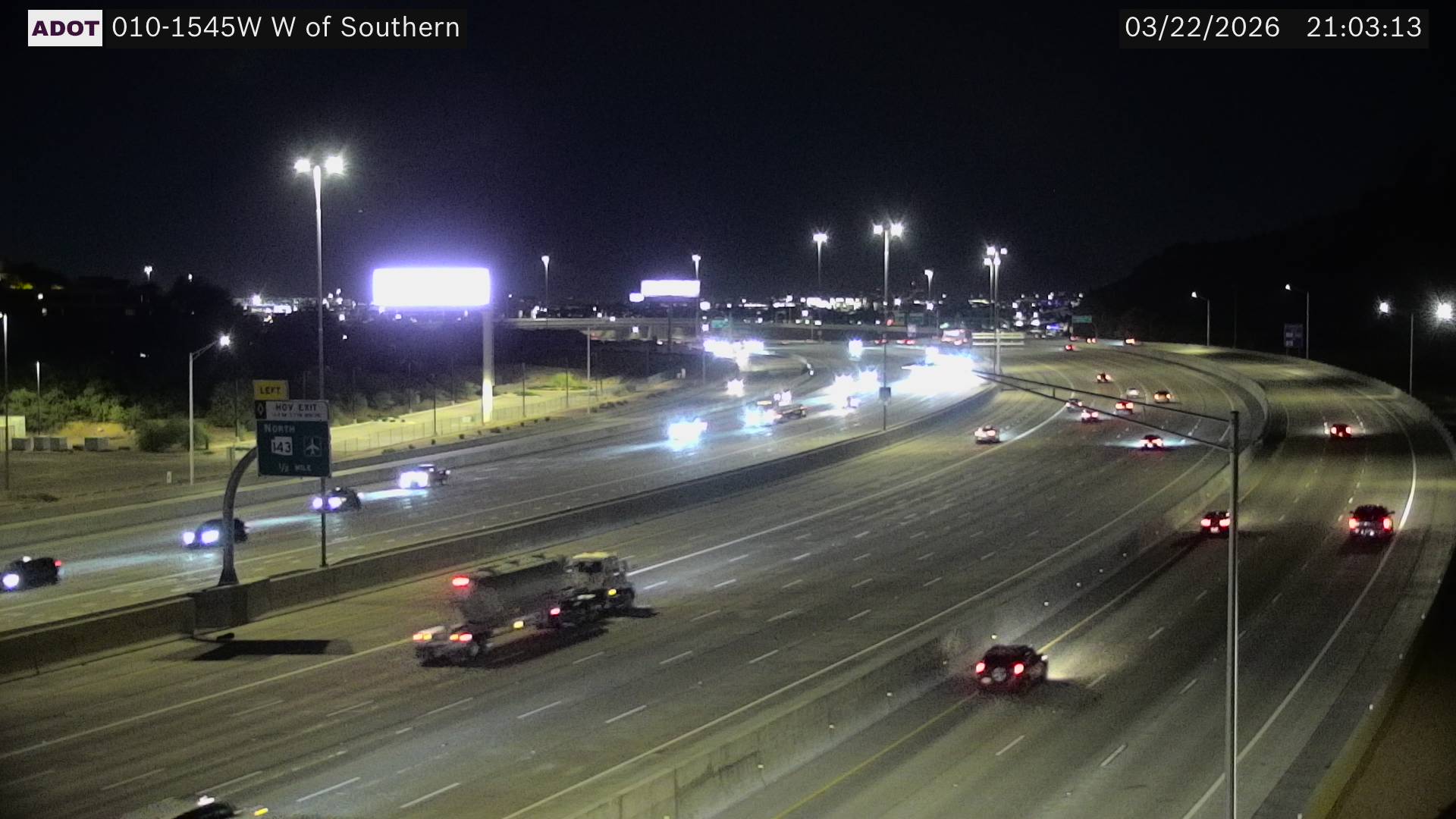 I-10 @W of Southern live webcam