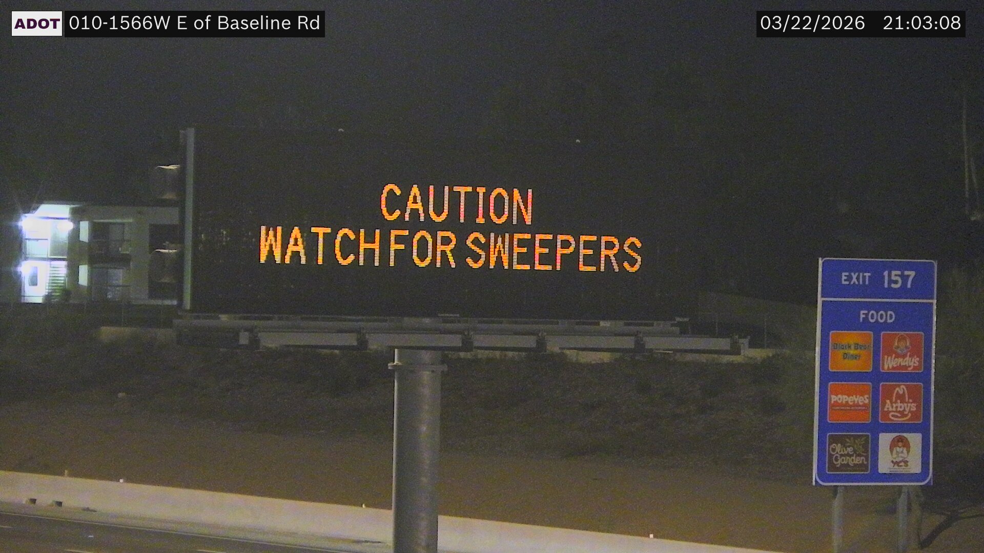 I-10 @E of Baseline Rd live webcam