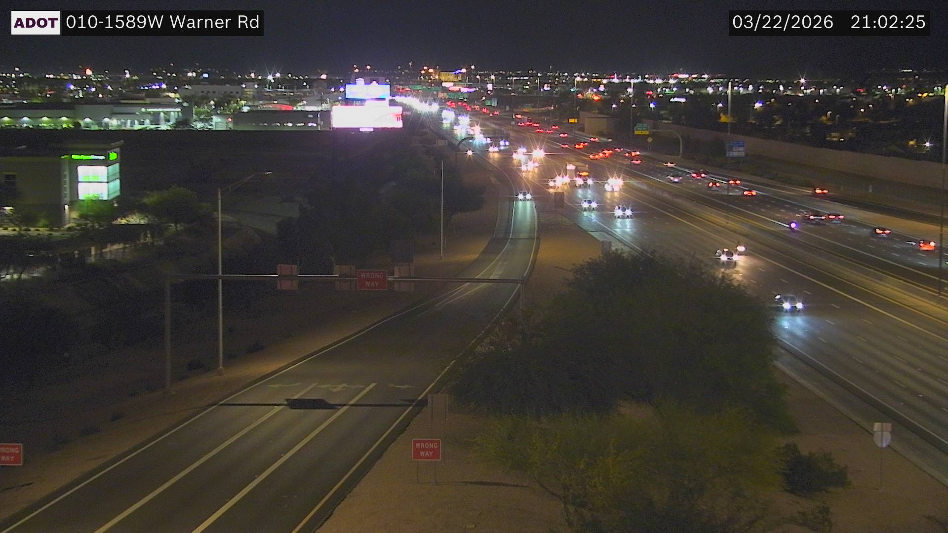 I-10 @Warner Rd live webcam