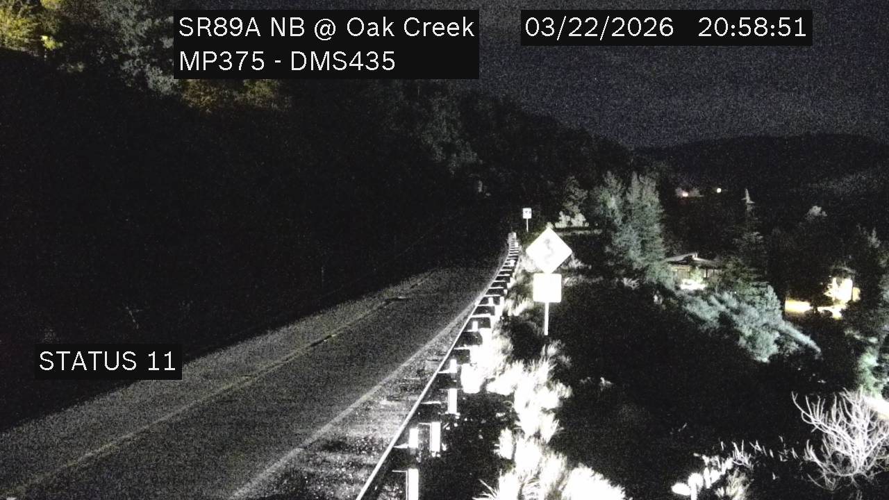 SR-89A @Oak Creek live webcam