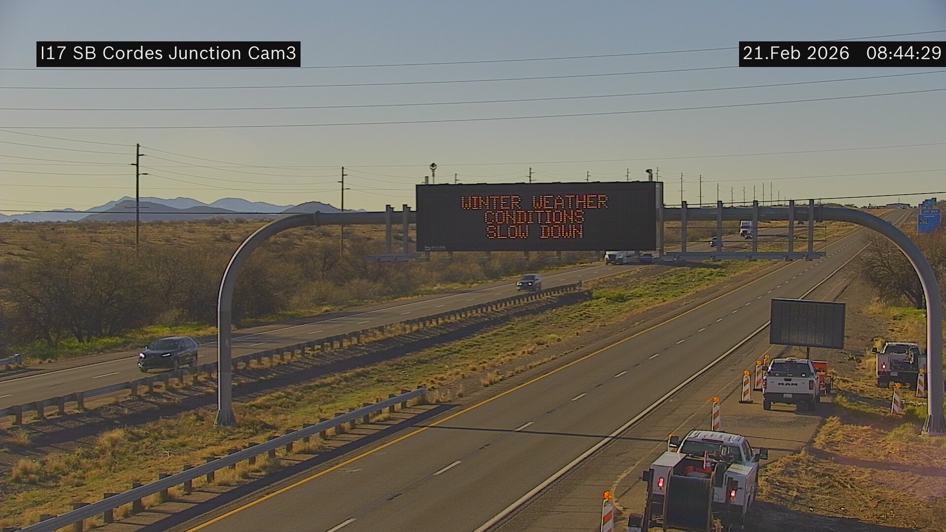 I-17 @Cordes Junction live webcam