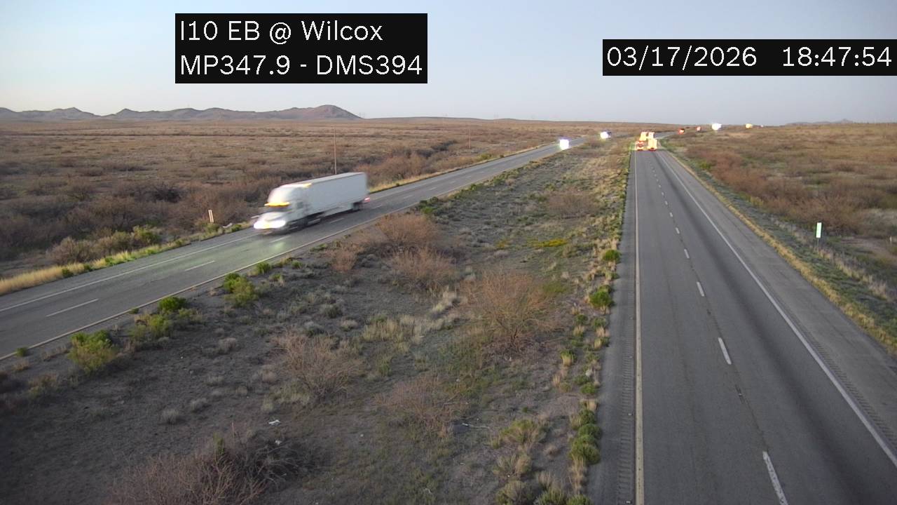 I-10 @Wilcox live webcam