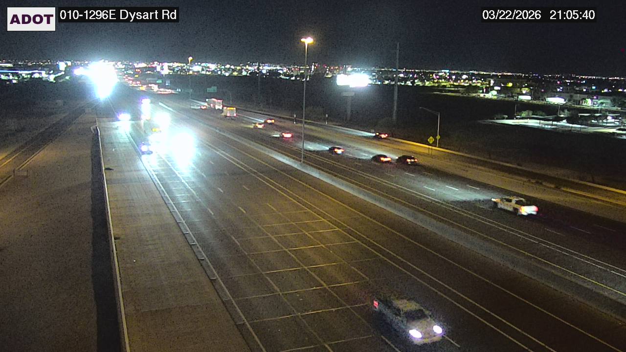 I-10 @Dysart Rd live webcam