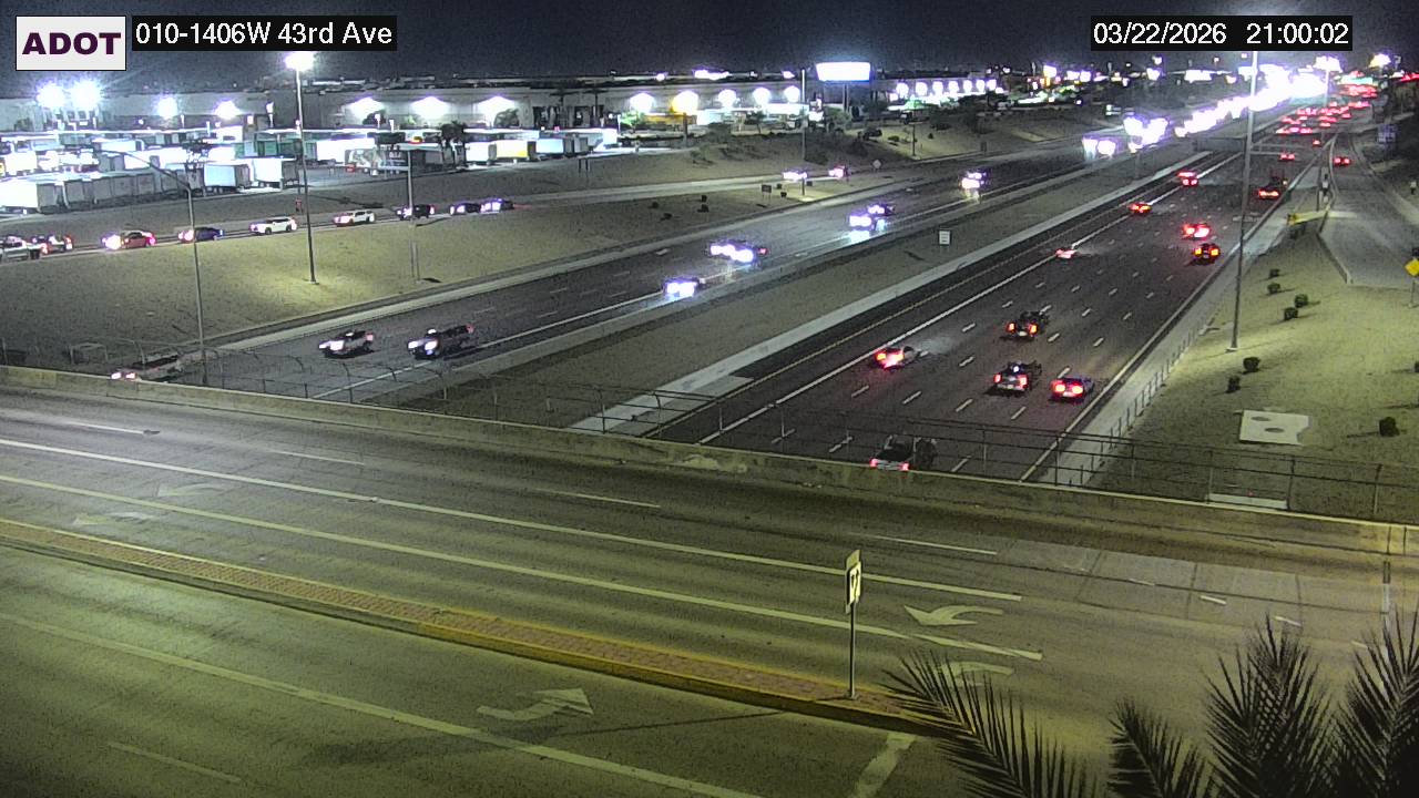 I-10 @43rd Ave live webcam