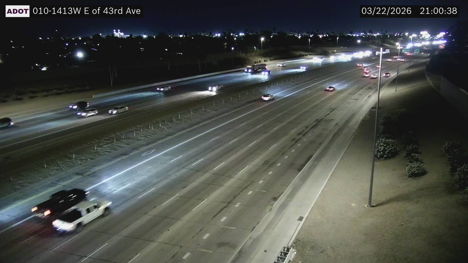 I-10 @E of 43rd Ave live webcam