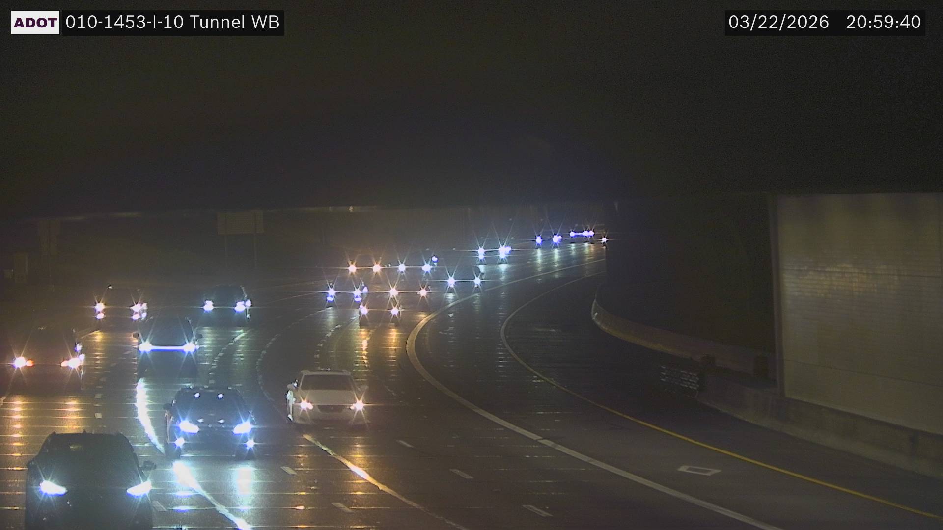 I-10 @Tunnel WB live webcam