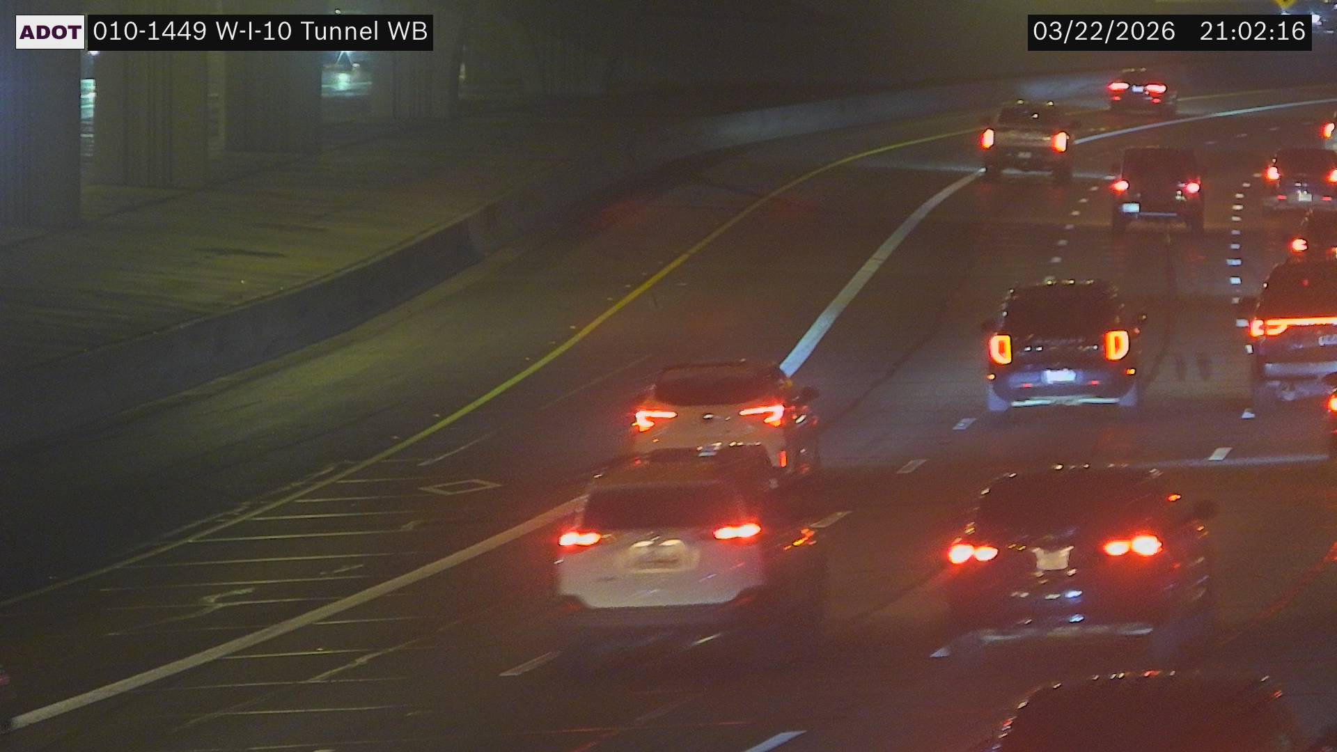 I-10 @Tunnel WB live webcam