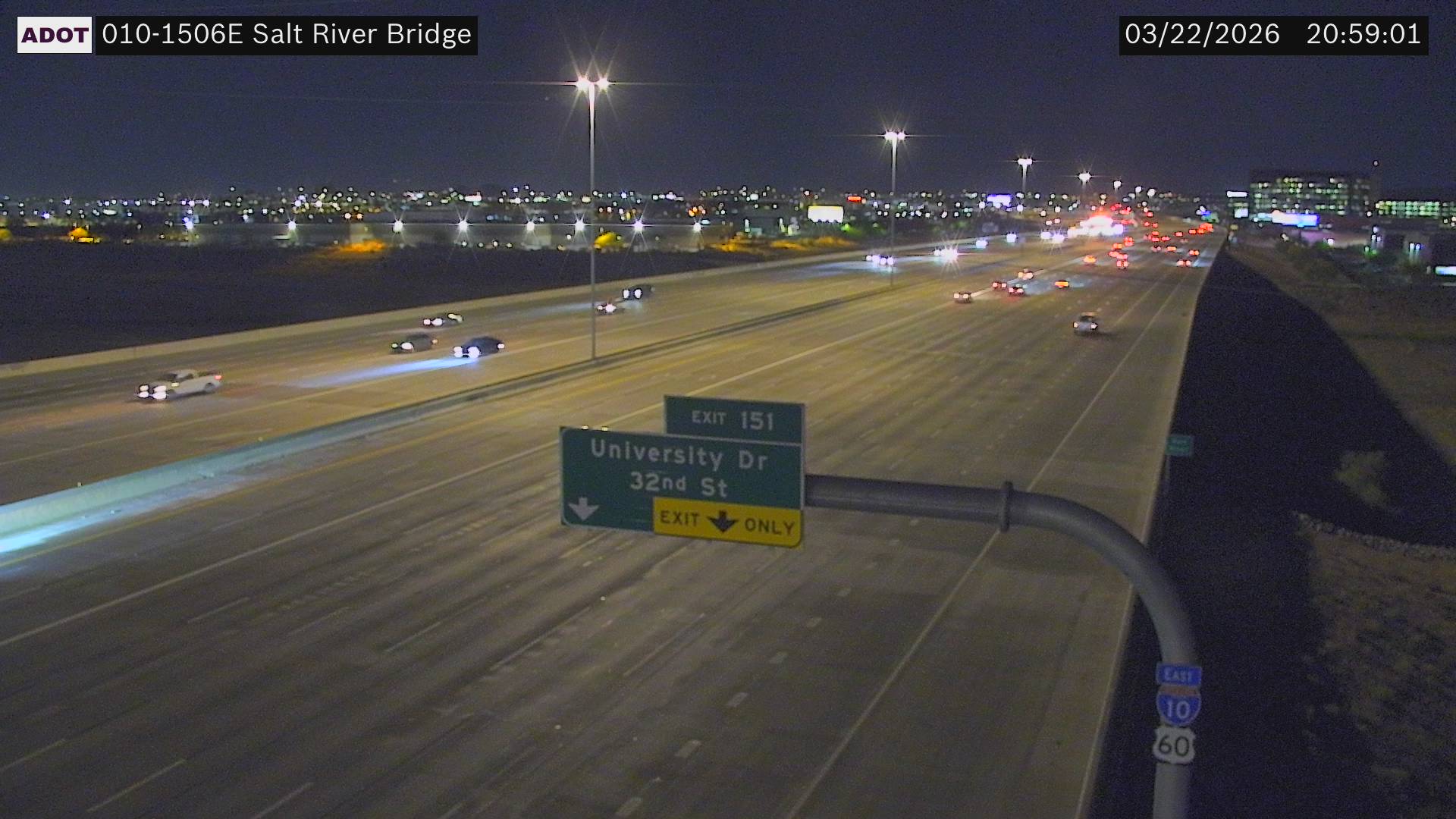 I-10 @Salt River Bridge live webcam