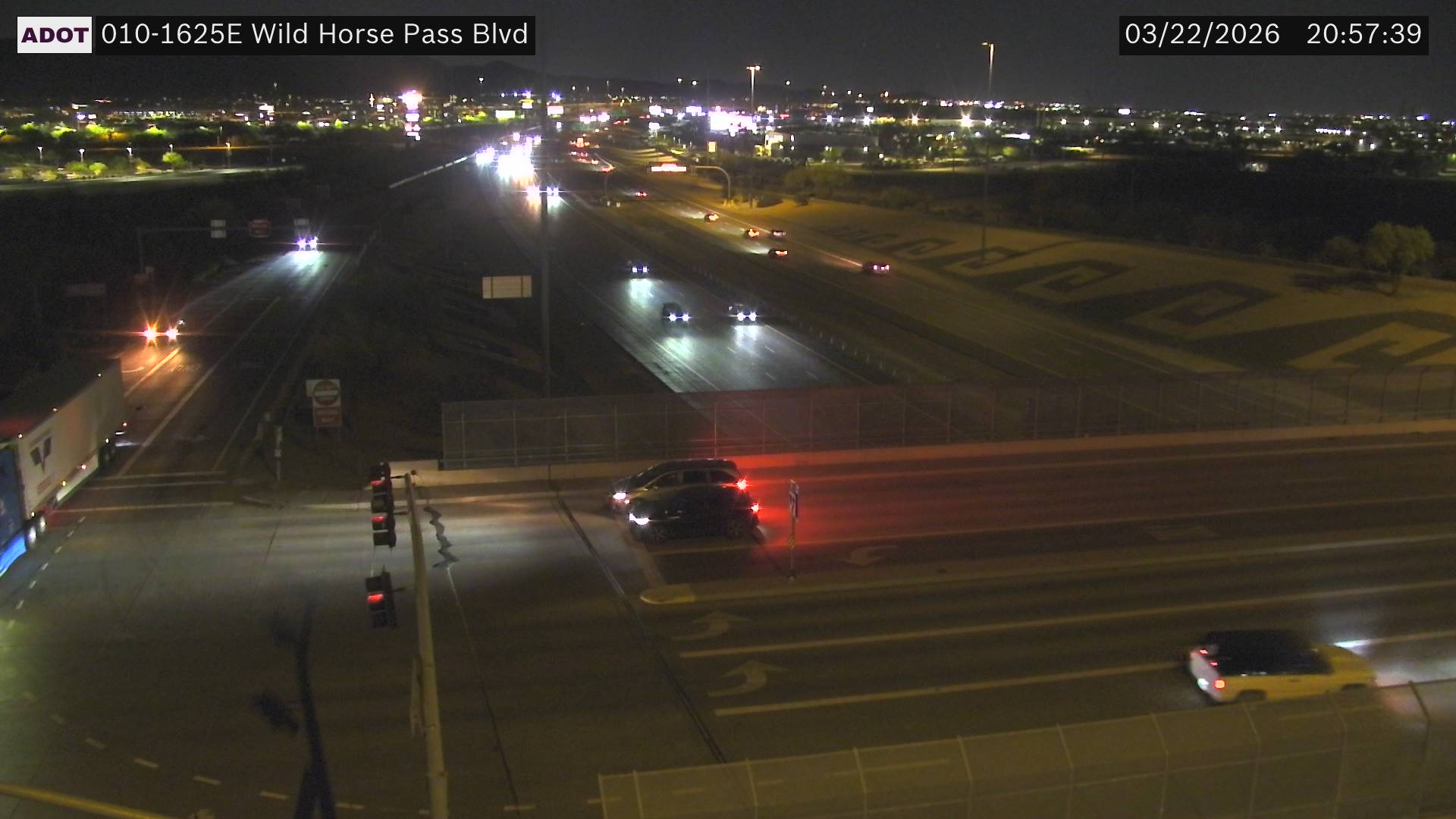 I-10 @Wild Horse Pass Blvd live webcam