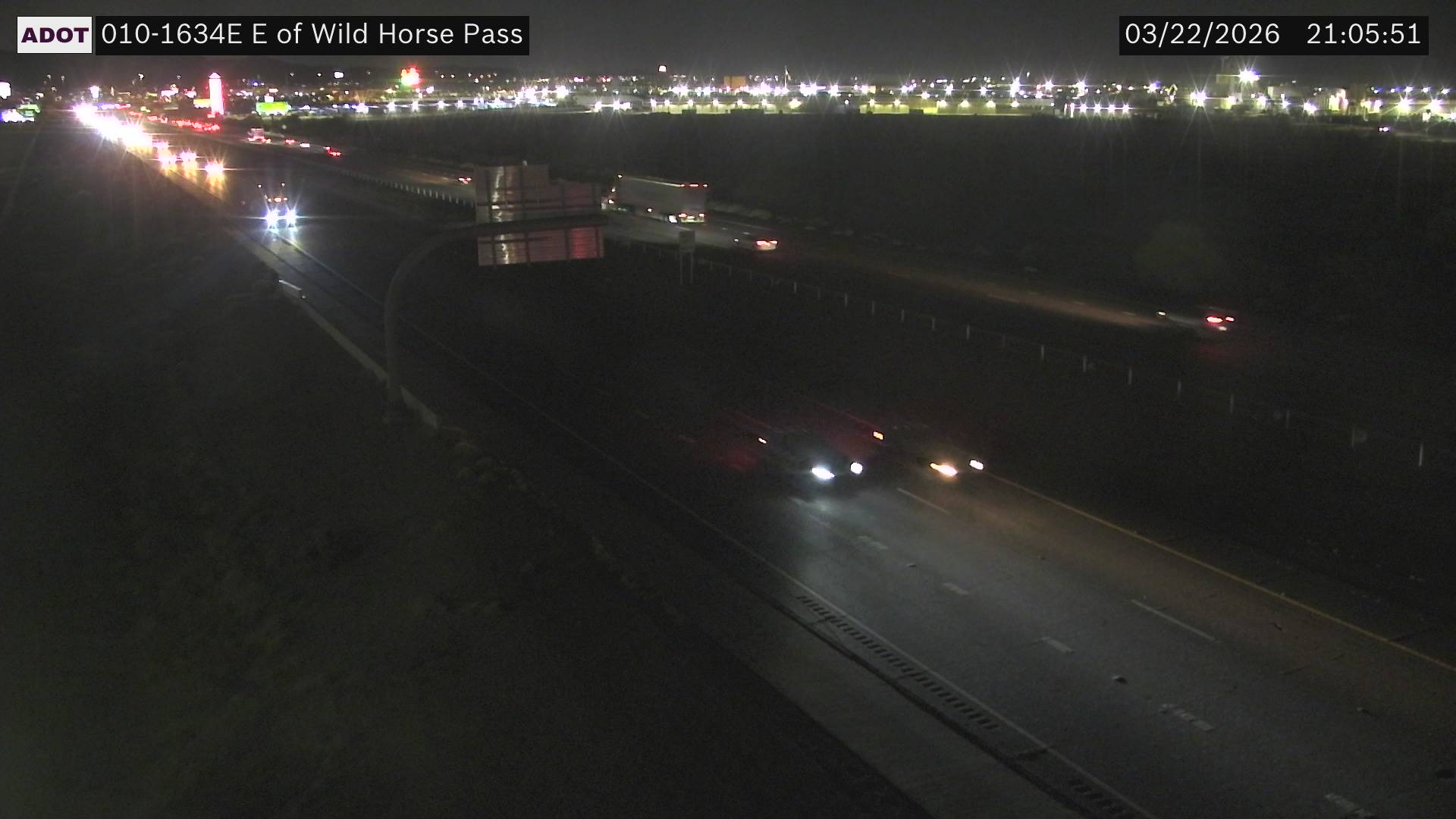 I-10 @E of Wild Horse Pass live webcam