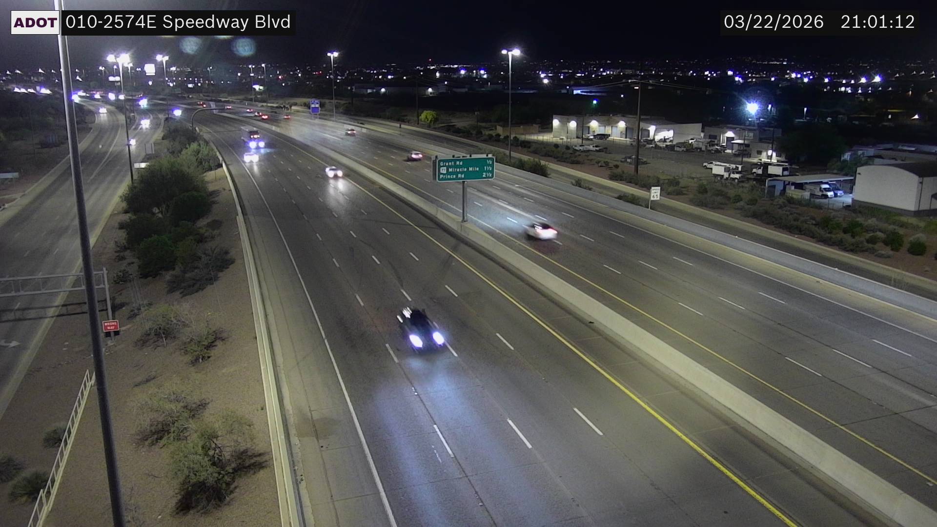I-10 @Speedway Blvd live webcam