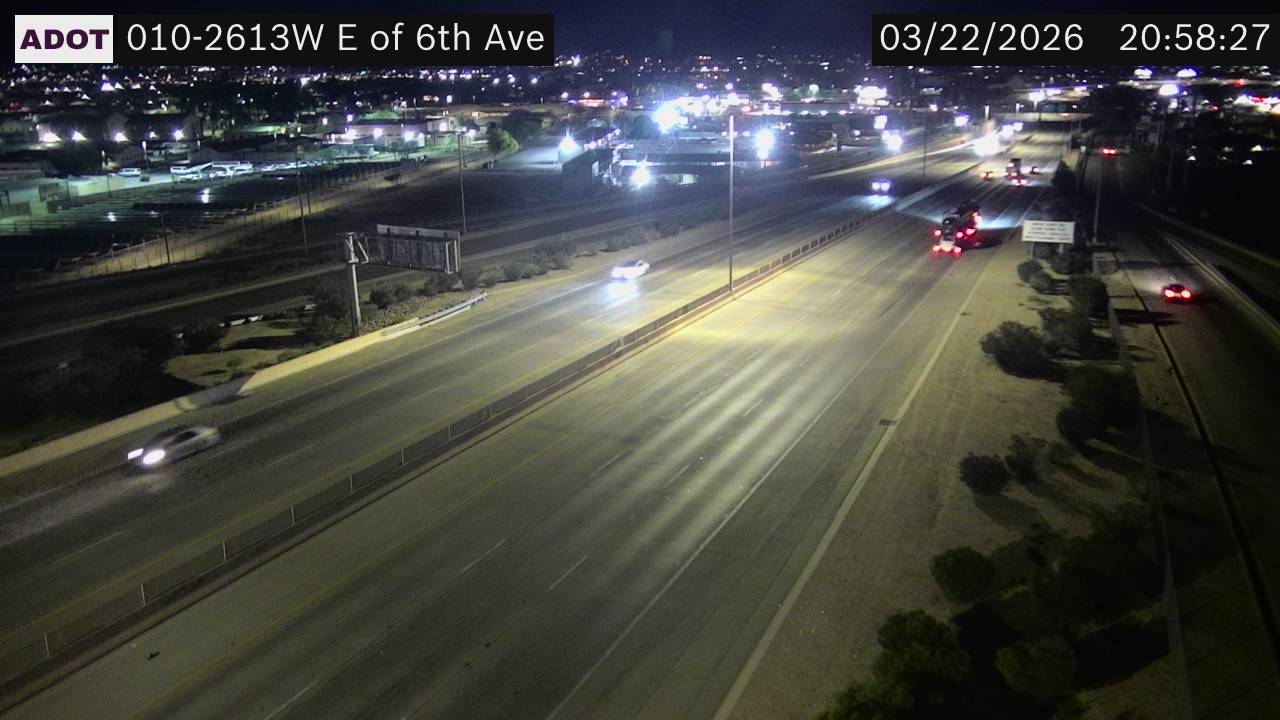 I-10 @E of 6th Ave live webcam