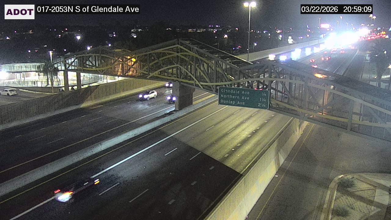 I-17 @S of Glendale Ave live webcam