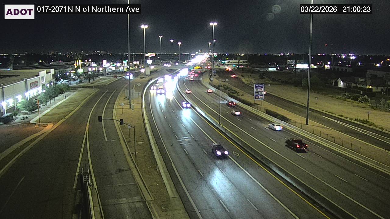 I-17 @N of Northern Ave live webcam