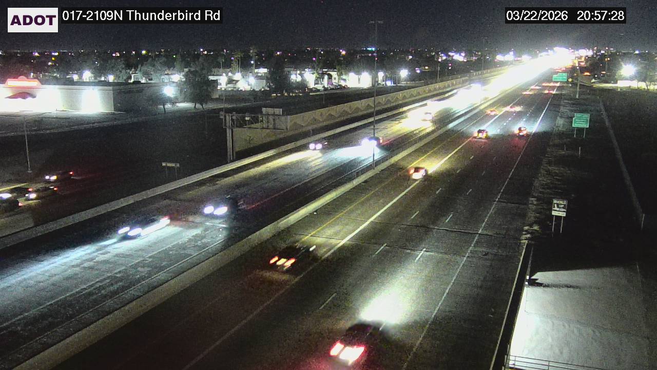 I-17 @Thunderbird Rd live webcam