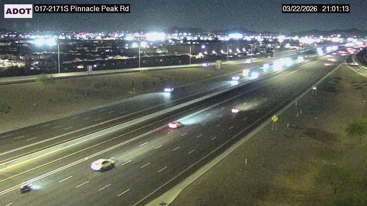 I-17 @Pinnacle Peak Rd live webcam