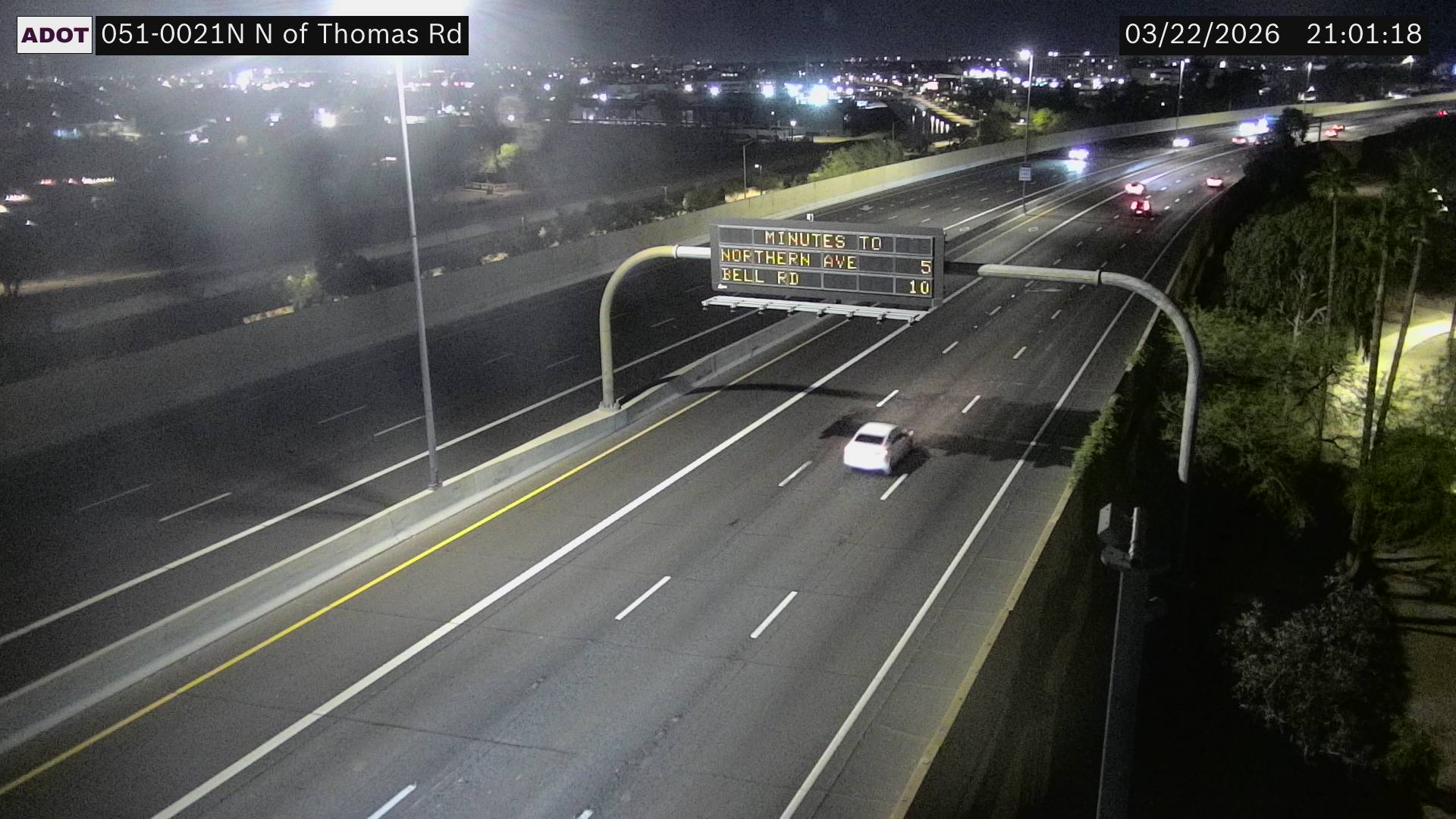 SR-51 @N of Thomas Rd live webcam