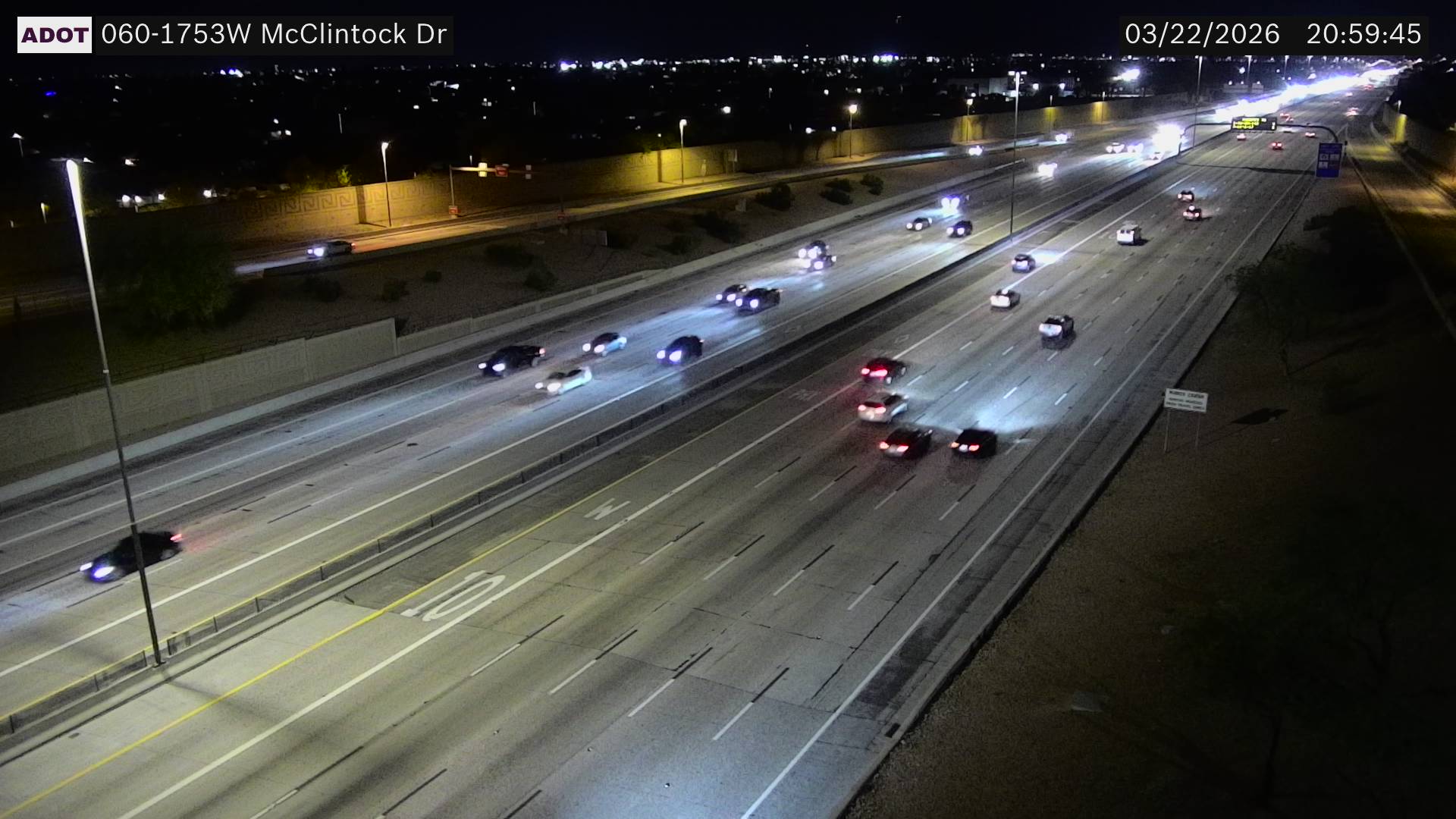 US-60 @McClintock Dr live webcam
