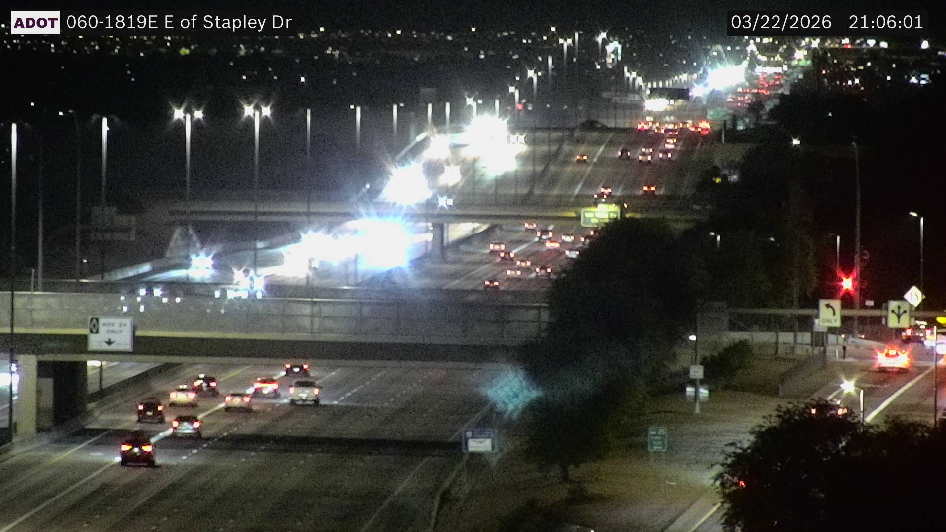 US-60 @E of Stapley Dr live webcam