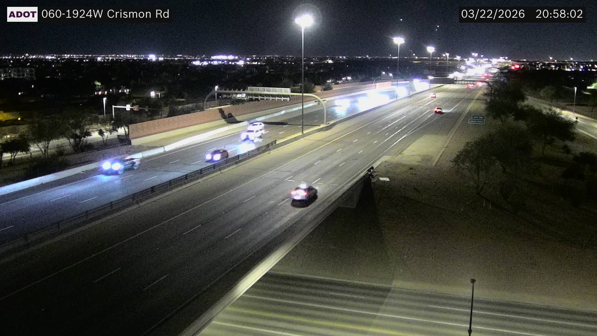 US-60 @Crismon Rd live webcam