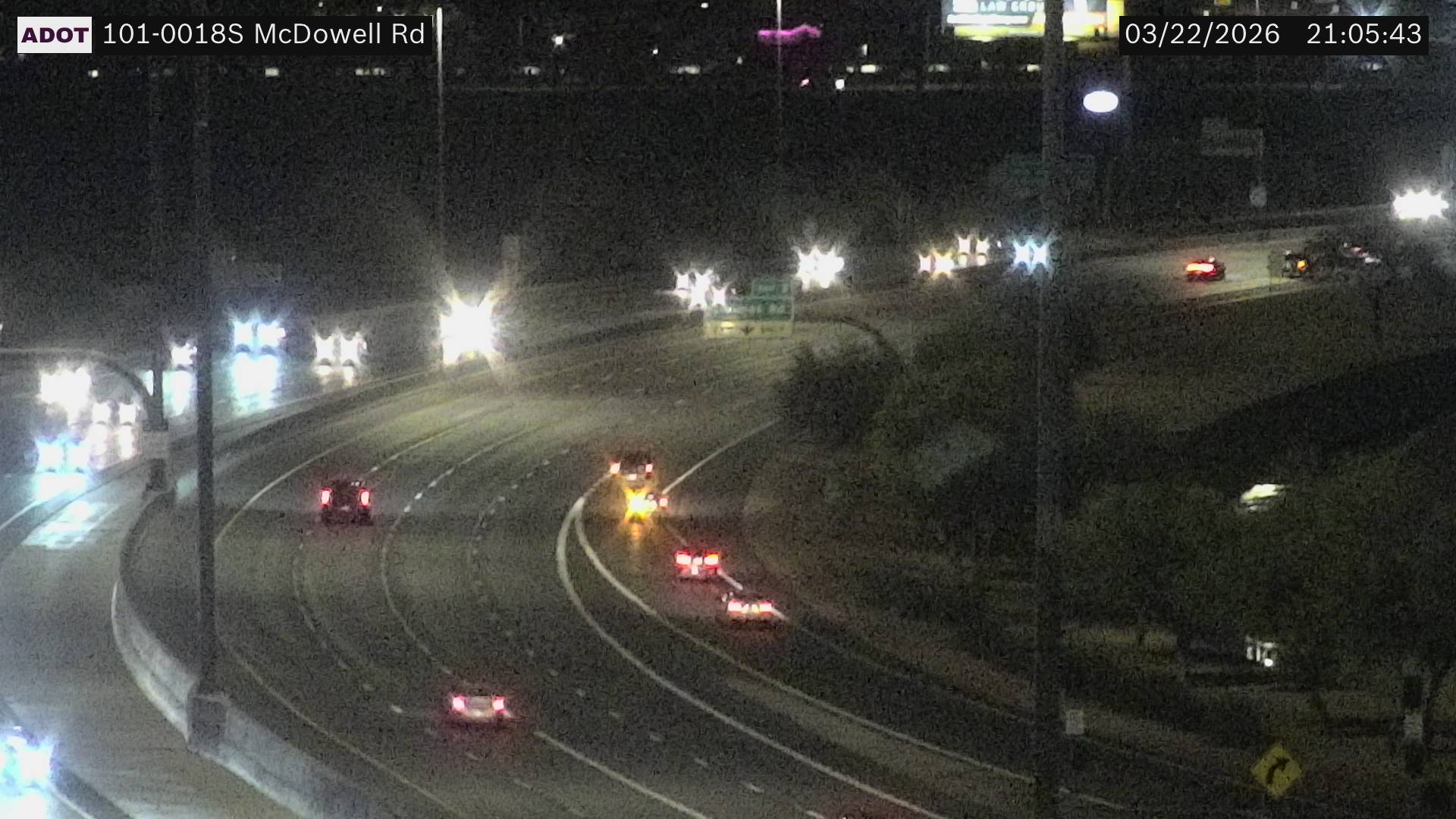 SR-101 @McDowell Rd live webcam