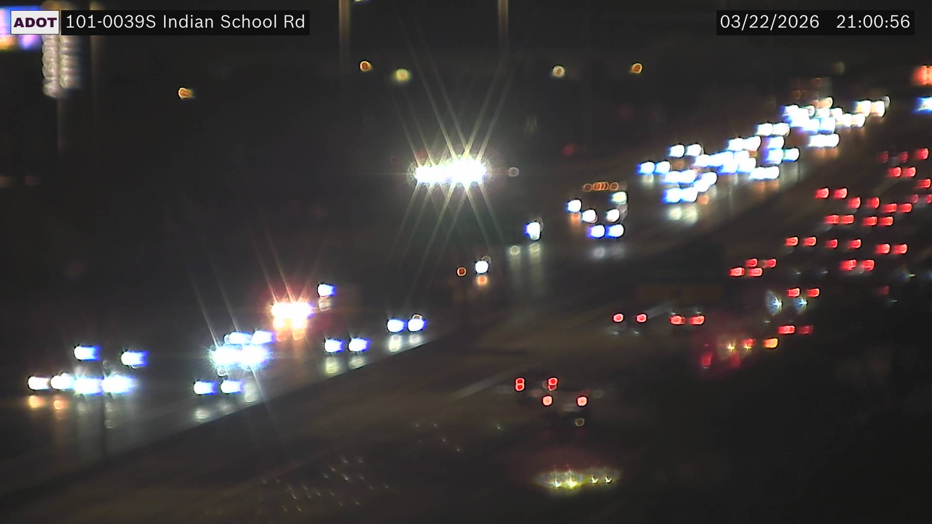 SR-101 @Indian School Rd live webcam