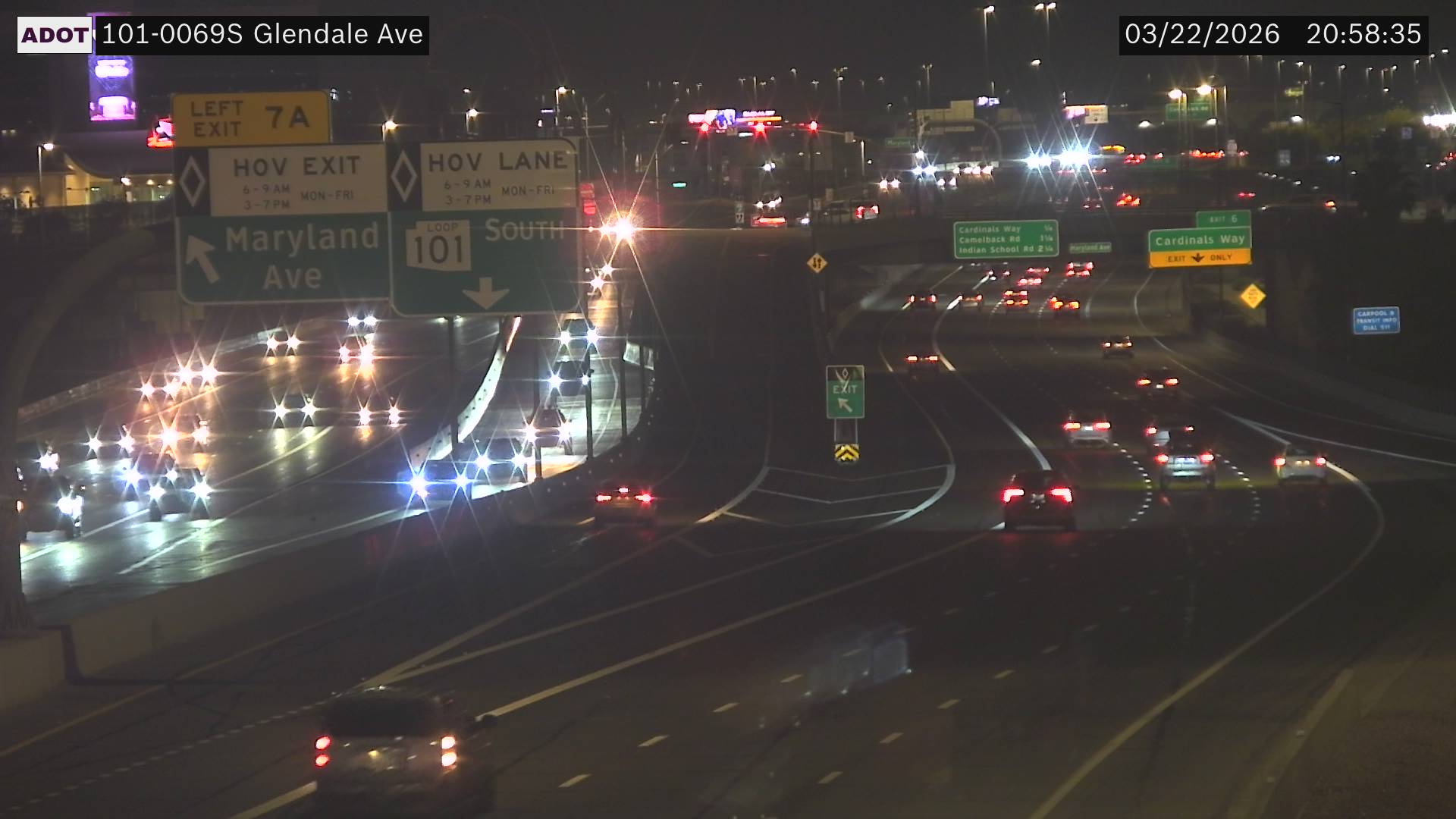 SR-101 @Glendale Ave live webcam